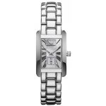 Emporio Armani Ladies Stainless Steel Rectangle Watch AR0171