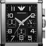 Emporio Armani Mens Classic Chronograph Stainless Steel Watch AR0334