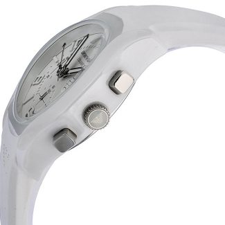 Emporio Armani Mens White Ceramic Chronograph Watch AR1403