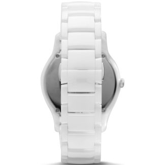 Emporio Armani Mens White Ceramic Watch AR1467
