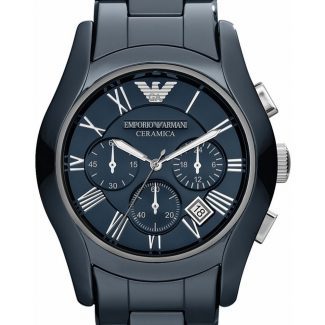 Emporio Armani Unisex Blue Ceramic Watch AR1469
