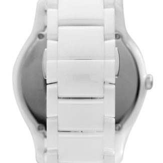Emporio Armani Mens White Ceramic Watch AR1476