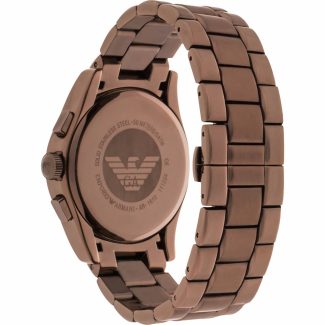 Emporio Armani Mens Brown Ceramic watch AR1610