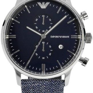 Emporio Armani Mens Retro Denim Watch AR1690