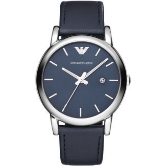 Emporio Armani Mens Blue Classic Watch AR1731