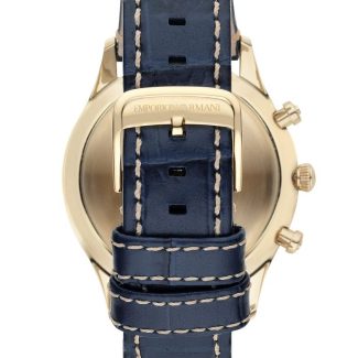 Emporio Armani Mens Blue Chronograph Watch AR1862