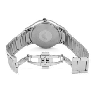 Emporio Armani Mens Silver Watch AR2457
