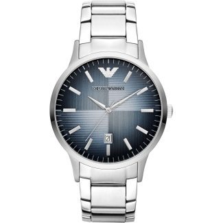 Emporio Armani Mens Silver Watch AR2472