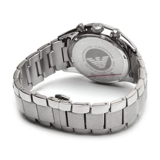 Emporio Armani Mens Silver Watch AR5860
