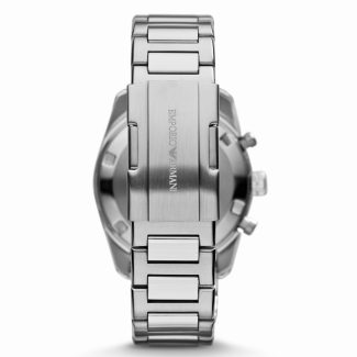Emporio Armani Mens Sportivo Silver Watch AR6050