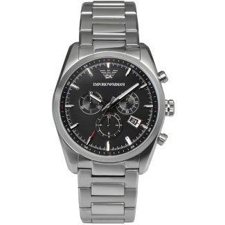 Emporio Armani Mens Sportivo Silver Watch AR6050