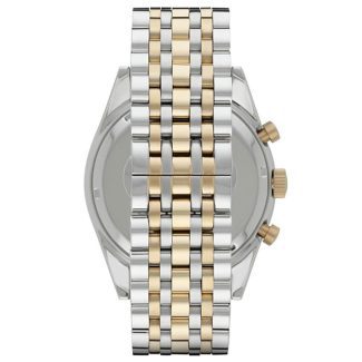 Emporio Armani Mens Classic Silver & Gold Watch AR6088