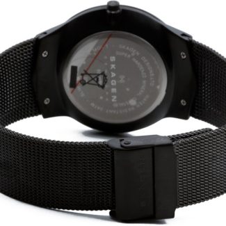 Skagen Mens Black Titanium Multifunction Watch 809XLTBB