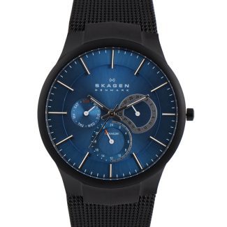 Skagen Mens Aktiv Titanium Black Watch 809XLTBN