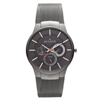 Skagen Mens Aktiv Titanium Grey Watch 809XLTTM