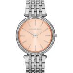 Michael Kors Ladies Silver Glitz Darci Watch MK3218