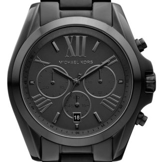 Michael Kors Unisex Black Bradshaw Chronograph watch MK5550
