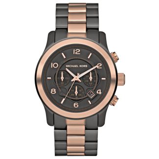 Michael Kors Mens 2 Tone Runway Watch MK8189
