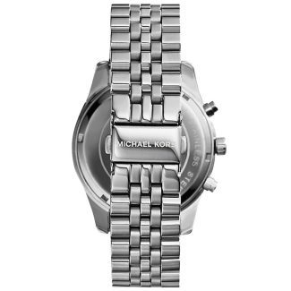 Michael Kors Mens Lexington Silver Watch MK8280