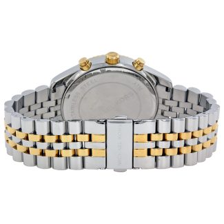 Michael Kors Mens Lexington 2 Tone Gold & Silver Watch MK8344