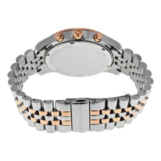 Michael Kors Mens Lexington 2 Tone Rose Gold & Silver Watch MK8412