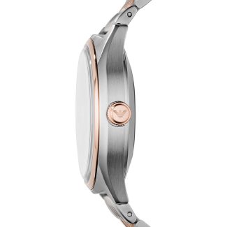 Emporio Armani Mens 2 Tone Meccanico Automatic Watch AR60002