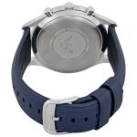 Emporio Armani Mens Blue Leather Chronograph Watch AR11018-10333
