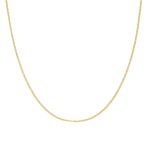 9ct Italian Gold 1.12mm Classic Traditional Style Curb Chain Tightly-Linked -0