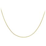9ct Italian Yellow Gold 2.2mm Semi Solid Curb Chain-0