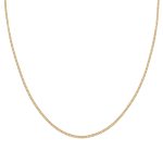 18ct Italian 1.5mm Yellow Gold Curb Chain-0
