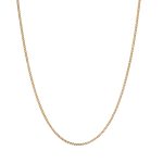 9ct Italian 2mm yellow gold Traditional Classic Curb Chain 9.2g-0