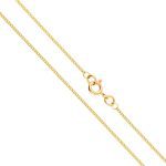 18ct Italian 1.5mm Yellow Gold Curb Chain-12424