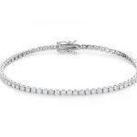 3.00ct Diamond Tennis Bracelet 18ct White Gold-0