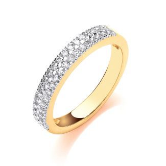 18ct Yellow Gold Premium 0.35ctw Diamond Eternity Ring-0