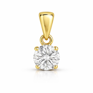 18ct Yellow Gold 1.00ct Lab Grown Diamond Pendant