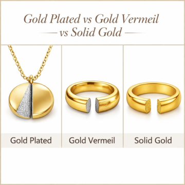 Gold-Plated vs Gold Vermeil vs Gold Jewellery